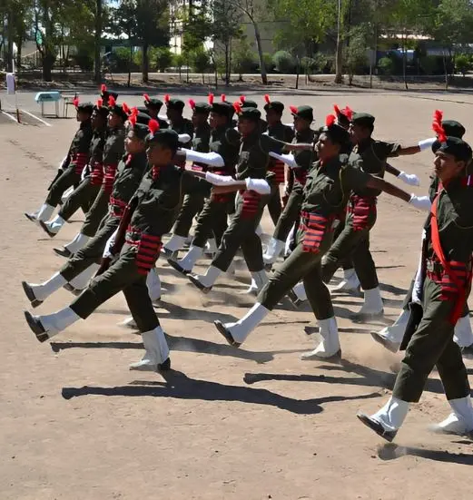 Cadets marching